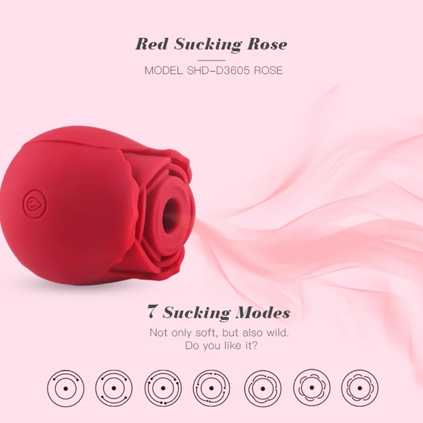 Vibromasseur Rose, jouet de léchage de langue clitoridienne, Mini petits vibrateurs avec 7 Modes et 7 vibrations puissantes, 18 + meilleurs étanches