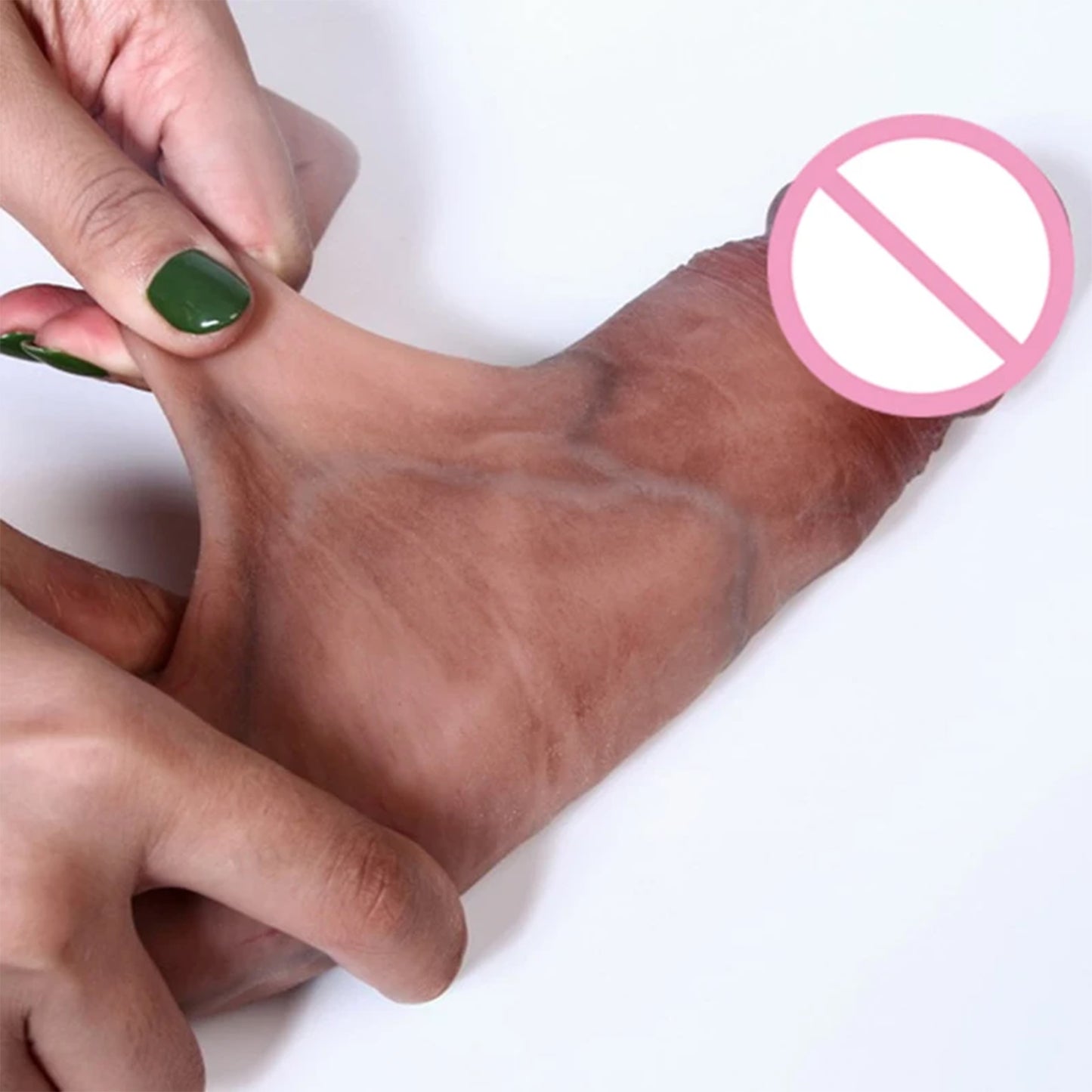 Realistic penis sliding foreskin simulation soft dildo sex toy huge stimulating tool female masturbator