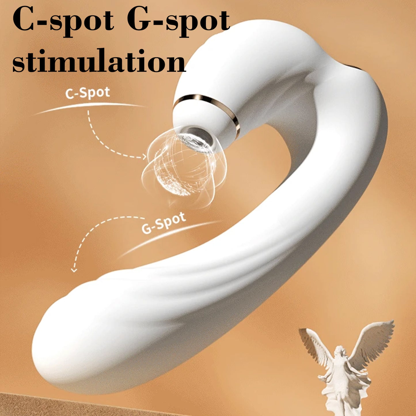 Sucking Vibrator G-Spot Pulse Double Vibration Soft Wand Women's Light Luxury Masturbation Device Adult Interest Foreign Trade