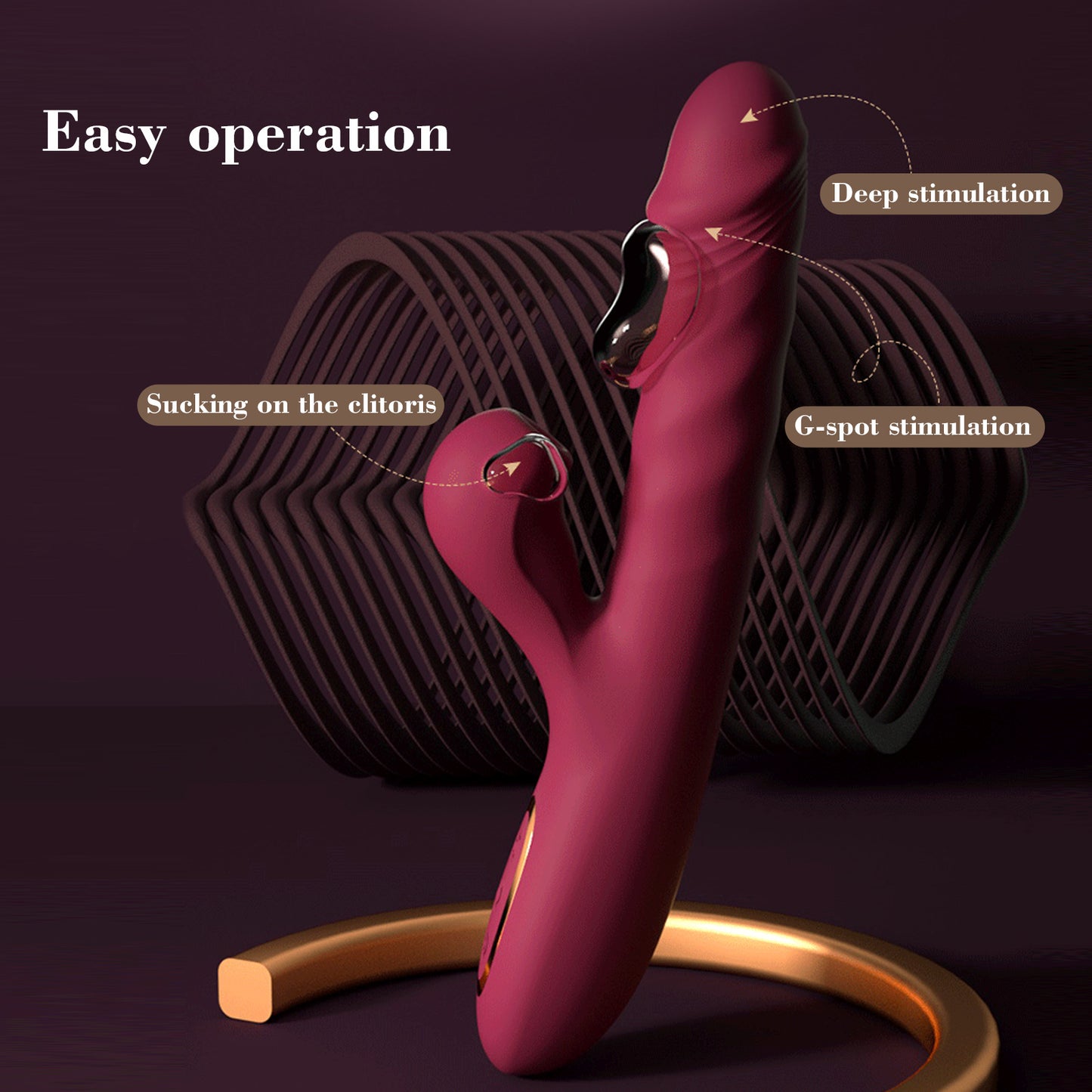Vibrating Stick for Women Vibration Spinning bead Telescopic Mantric Rechargeable