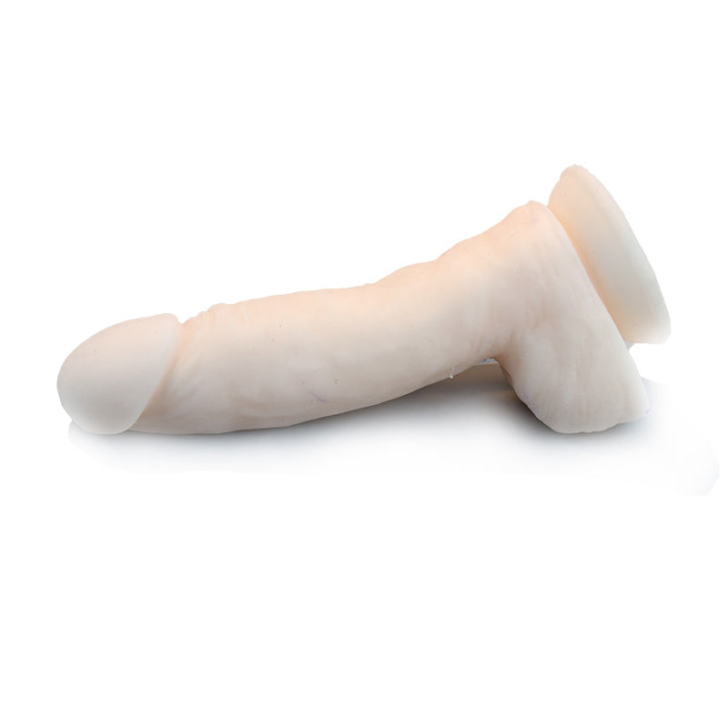 Realistic Dildo - Suction Cup Dildo - Beginner Dildo with Flexible Shaft and Balls - Adult Sex Toy for Women