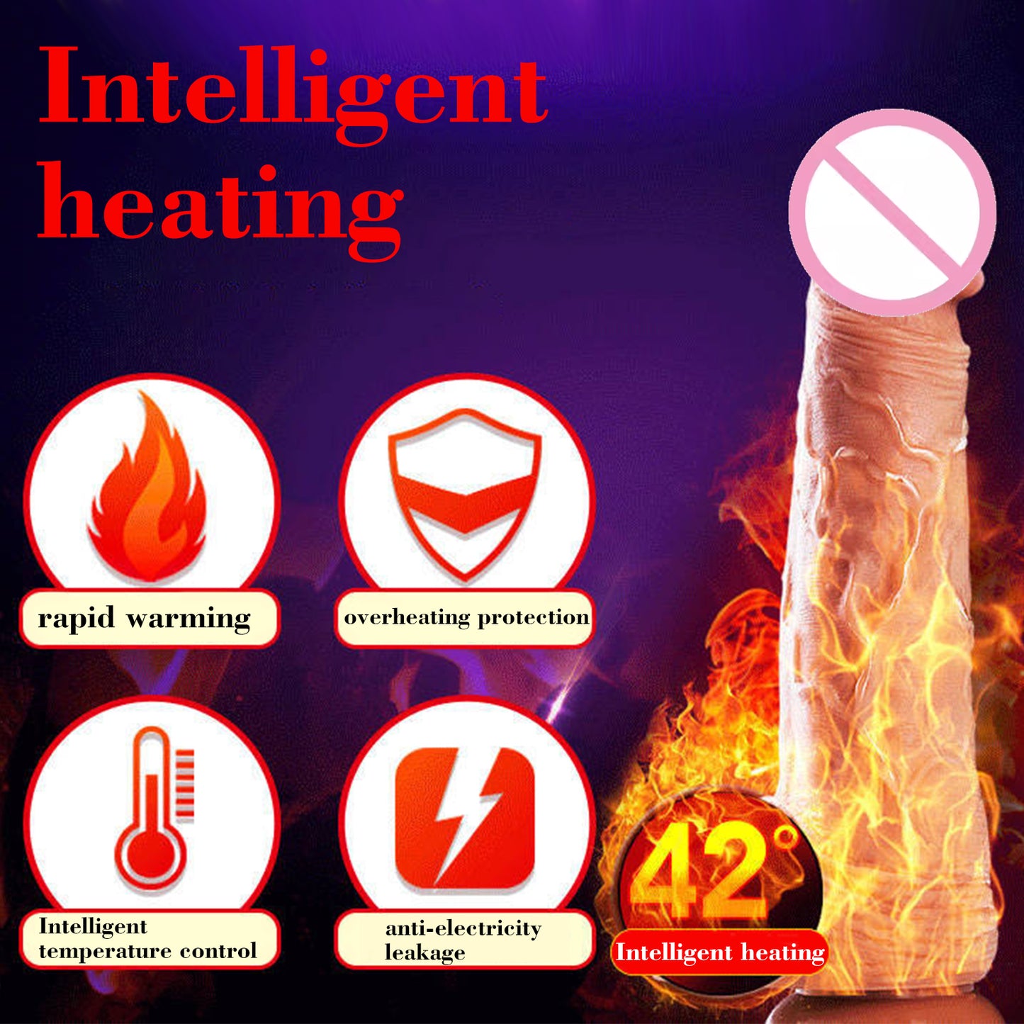 Realistic dildo thrust vibrator with multiple modes of vibration, telescoping, swinging, G-spot dildo adult sex toy for women, with strong suction cup 18+