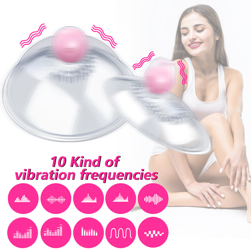 Massage des seins Jouet sexuel nourri au sein Vibromasseur télécommandé Stimulation du mamelon Léchage Caresse Aspiration et vibration multiples 18+