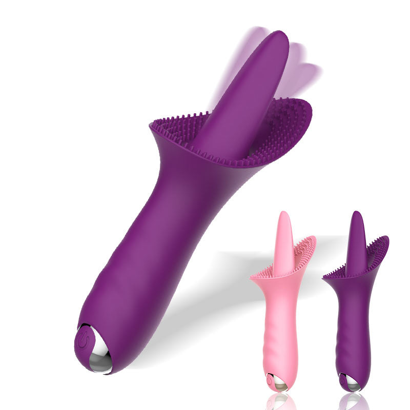 Tongue Licking Blowjob G Spot Clitoral Vibrator 30 Frequencies Clit Tickler Nipple Stimulator Vaginal Orgasm Sex Toys for Women