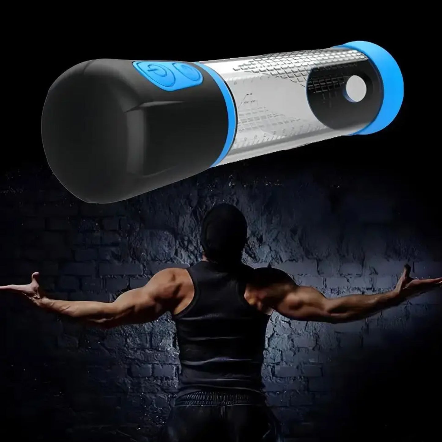 LED Electric Penis Pump Male Masturbator Cup Dick Extender Vacuum Pump Penis Enlargement Pump Trainer Sex Toy for Men