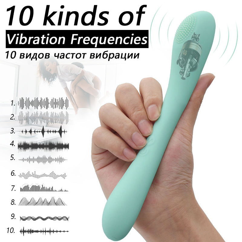 Vibrator Adult Sex Toy Female Vagina Clitoris Nipple G-Spot Stimulator Soft Dildo Goods for Women Masturbation Massager for 18