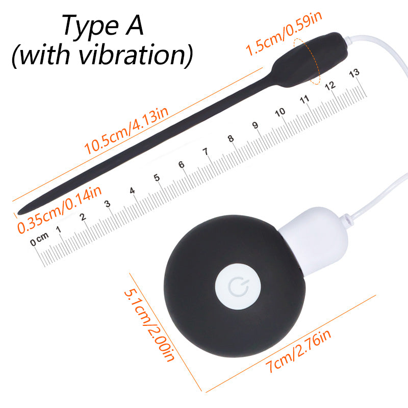 Horse eye stick male masturbation device men's vibrator urethral dilator adult toy