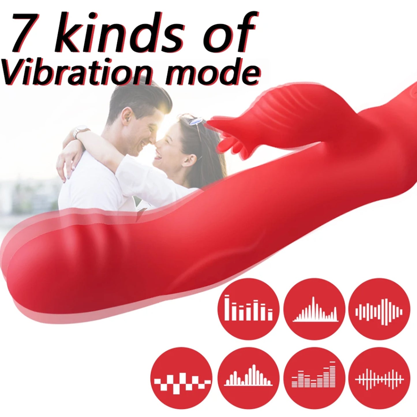 Vibrator Adult Sex Toy Female Vagina Clitoris Nipple G-Spot Stimulator 2 In 1 Dildo Goods for Women Masturbation Massager for 18