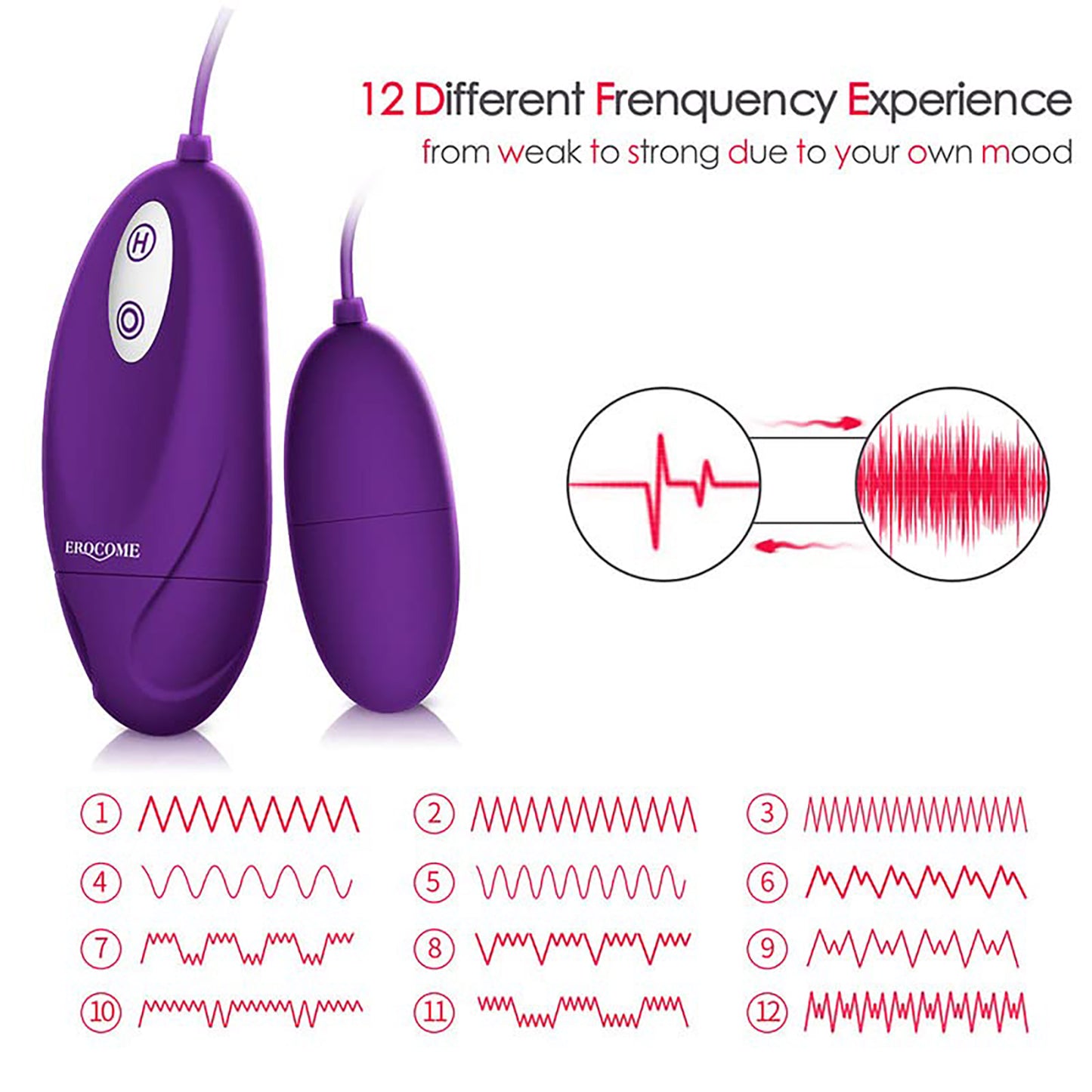 Oeufs vibrants de vibrateur de balle, jouets sexuels pour adultes, oeufs d'amour pour la Stimulation du point G, vibrateur pour femmes, produit adulte