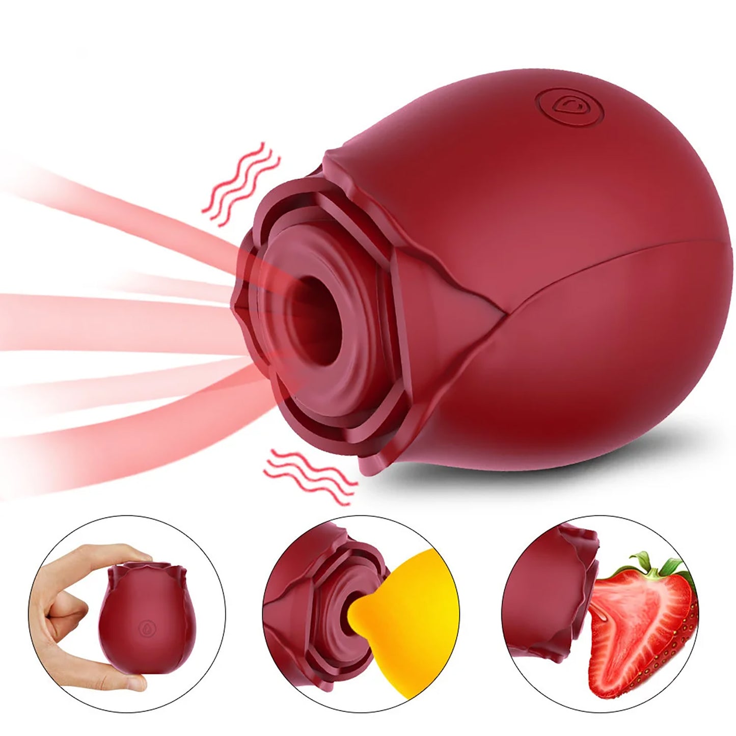 Vibromasseur Rose, jouet de léchage de langue clitoridienne, Mini petits vibrateurs avec 7 Modes et 7 vibrations puissantes, 18 + meilleurs étanches