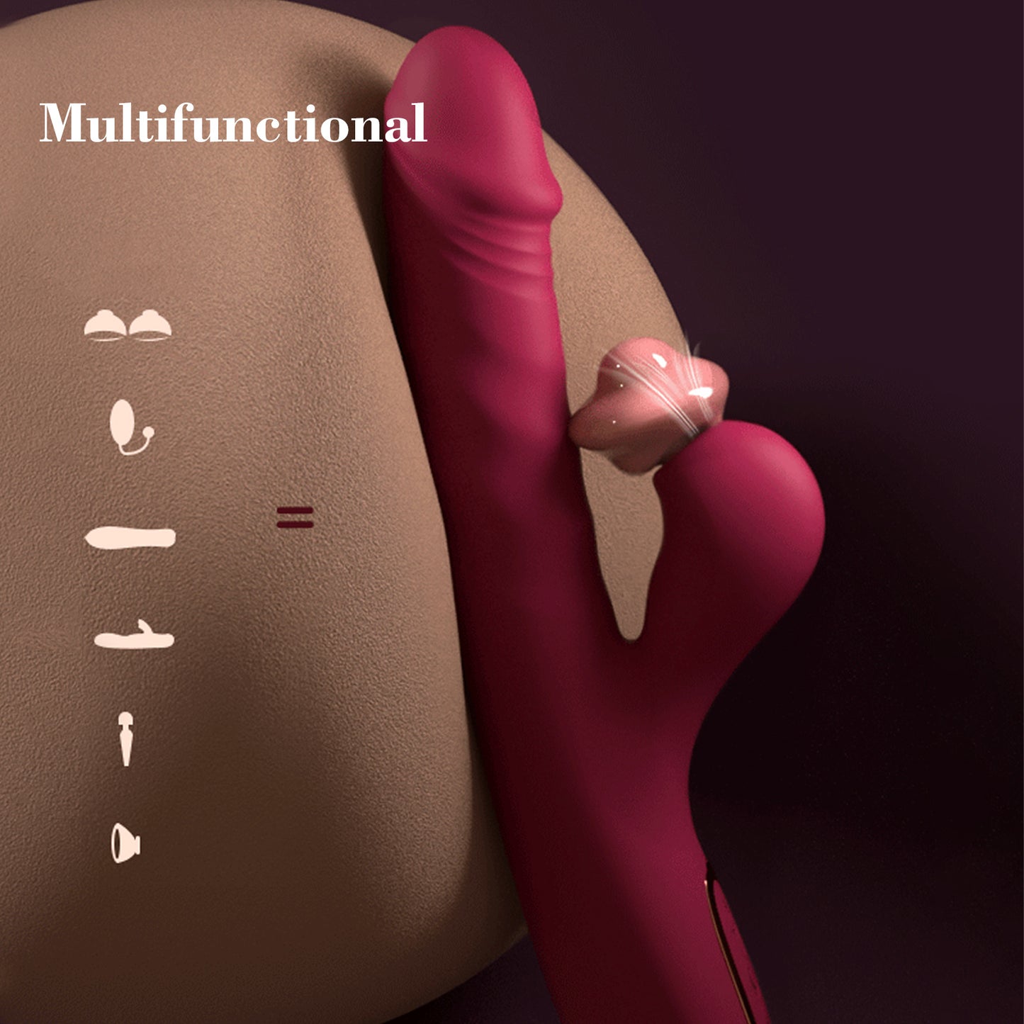 Vibrating Stick for Women Vibration Spinning bead Telescopic Mantric Rechargeable
