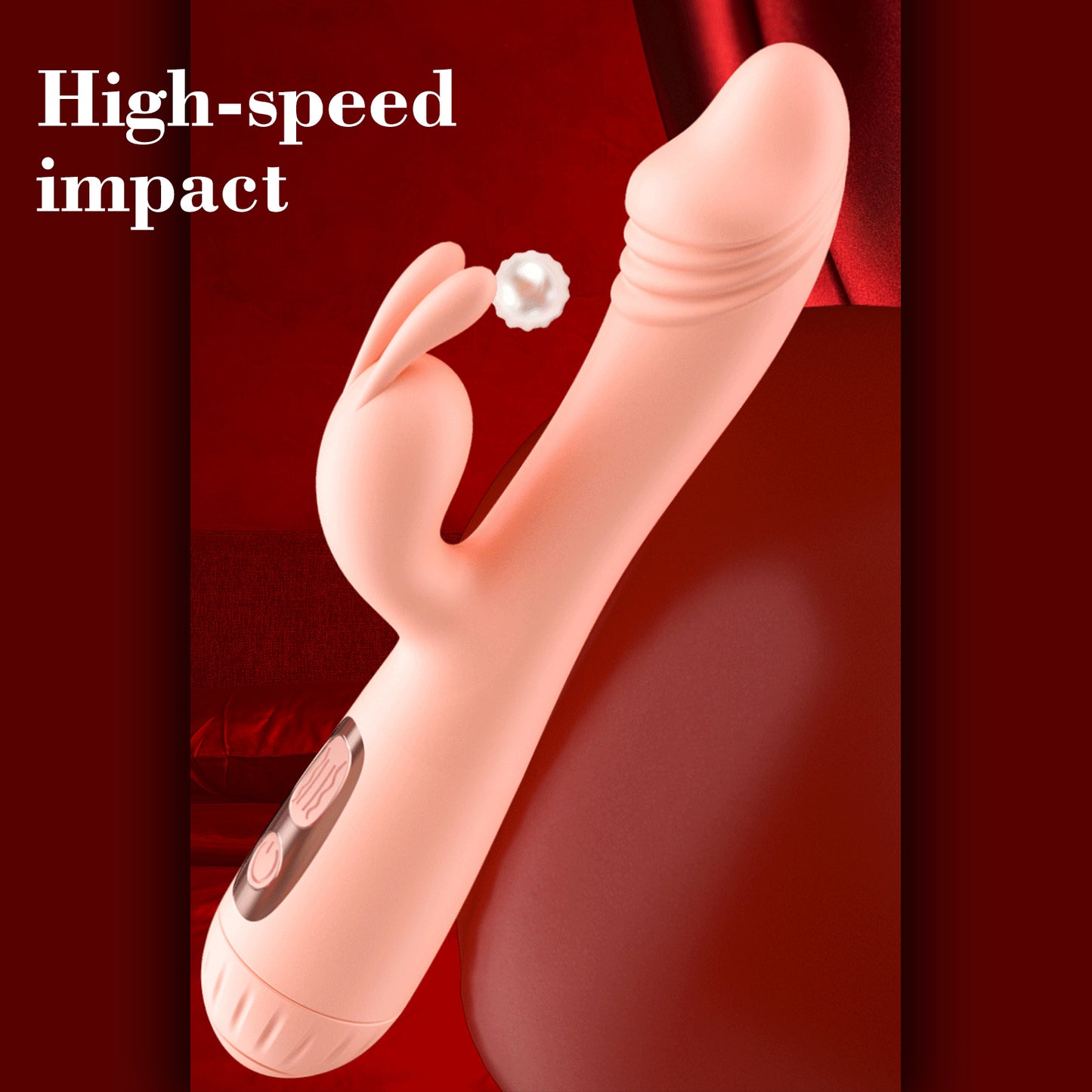 G-Spot Rabbit Vibrator Clitoral Stimulator - Realistic Dildo Vaginal Anal Massager with 10 Vibration Modes, Waterproof Rechargeable Adult Sex Toy for Women