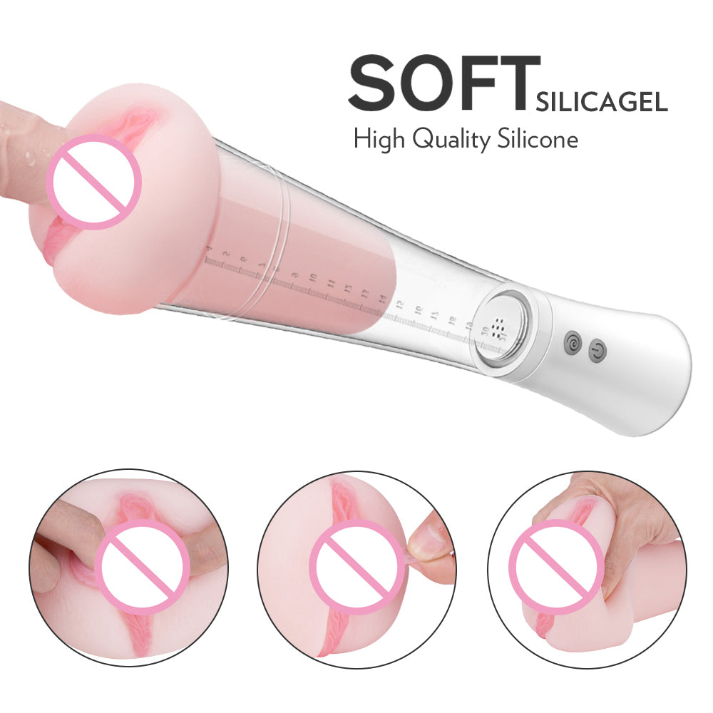 Masturbation Cup Aircraft Cup Male Sex Toys Soft for Men Suck Adult Penis Blowjob Real Vagina Powerful Vibrator Simulation Sex18