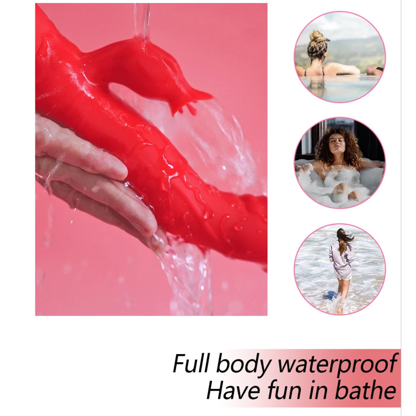 Vibrator Adult Sex Toy Female Vagina Clitoris Nipple G-Spot Stimulator 2 In 1 Dildo Goods for Women Masturbation Massager for 18