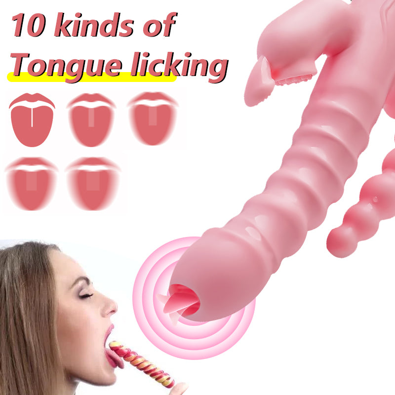 Female Masturbation Vibrator Clitoris Massage Sexy Products 3 In 1 Vibrator Dildo for Women G Spot Adult Goods for Female Couple