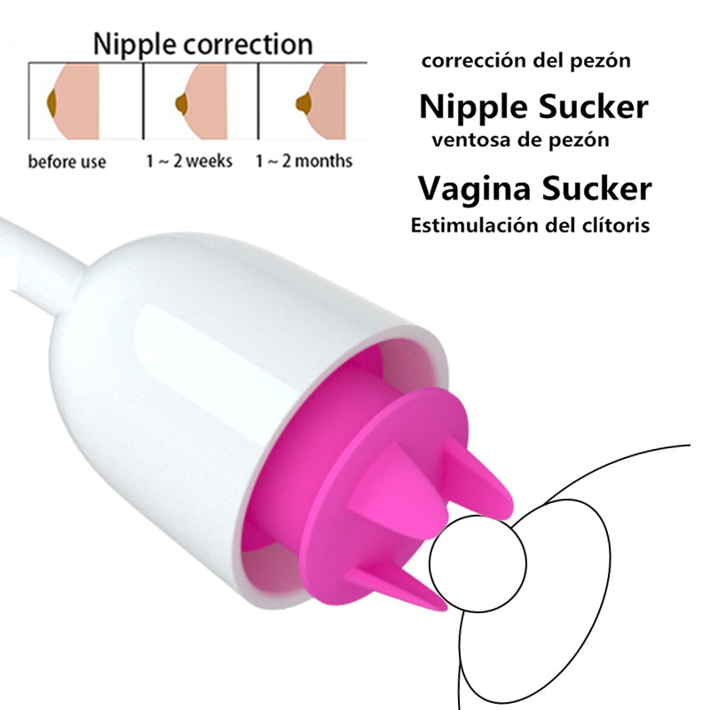 Massage des seins nourri au sein jouet sexuel vibrateur ventouse de mamelon Stimulation léchage caresse produits d'aspiration multiples pour femme adulte 18 +