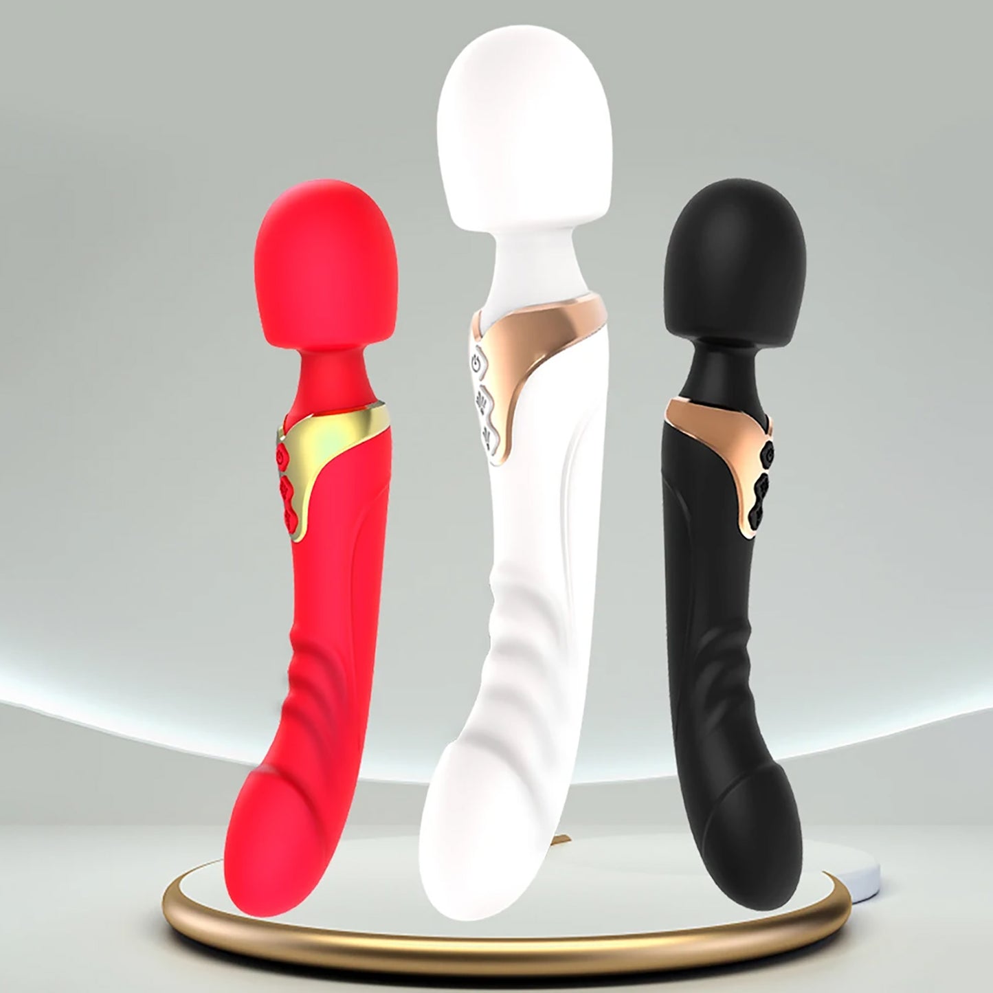Erotic big head wand clitoris pussy massager vibrator waterproof usb charging adult sex toys for women
