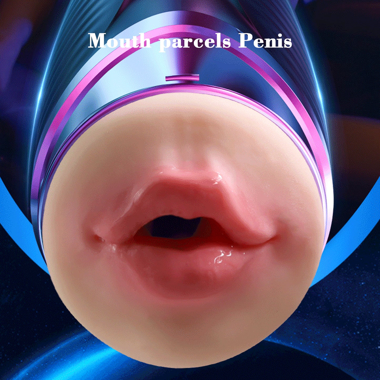 Realistic Double Head Automatic Male Masturbator Cup Penis Pussy Vagina Textured Sex toys