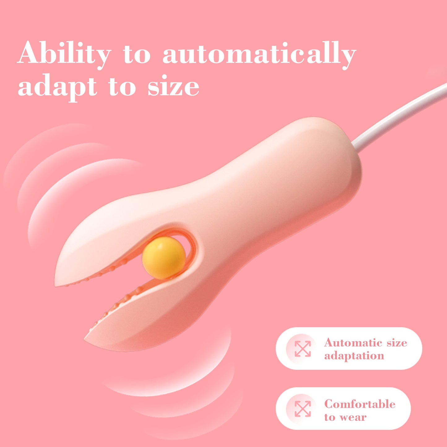 Ensemble de pinces à tétons électro vibrantes roses, jouets sexuels, jeux pour adultes, Machine de flirt érotique