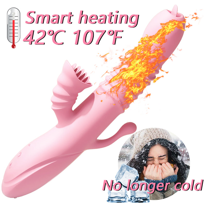Female Masturbation Vibrator Clitoris Massage Sexy Products 3 In 1 Vibrator Dildo for Women G Spot Adult Goods for Female Couple