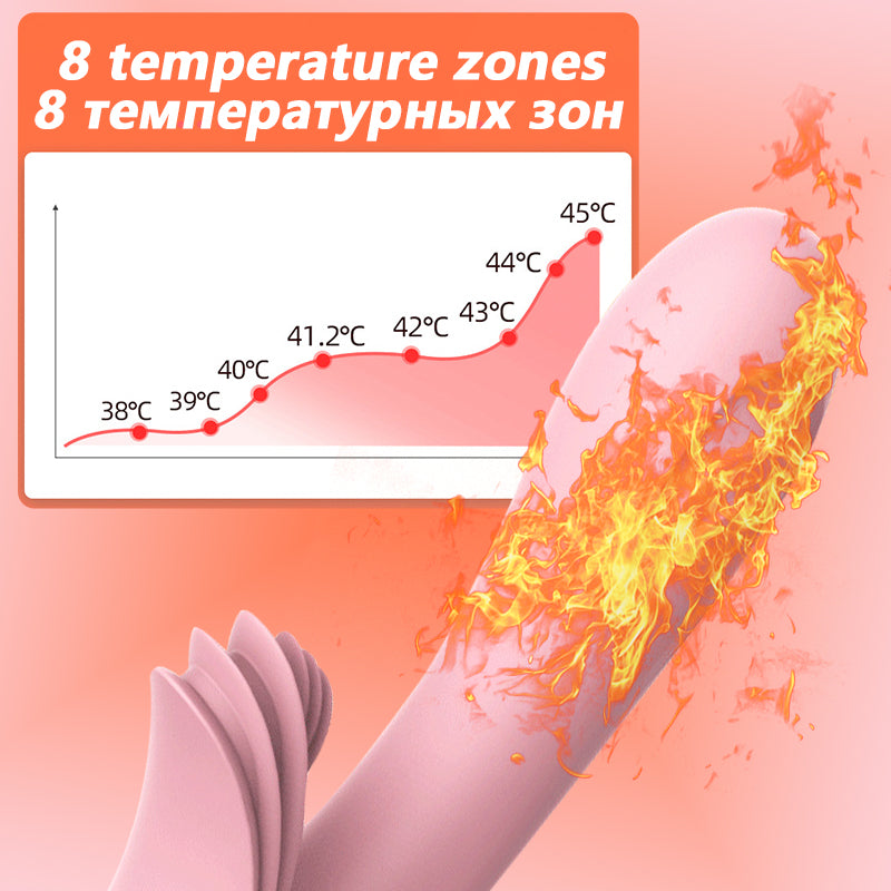 Vibrator 2 In 1 Female Clitoris Nipple Stimulator Massager G-Spot Masturbation Massager Touguelicking Sex Toys Goods for Women18