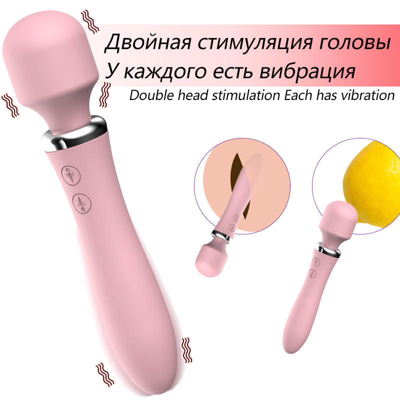 Vibrators Sex Toys Female Clitoris Stimulator Massager G-Spot Double head Vibrator for Women Masturbation Dildo Adult Sex Toy 18