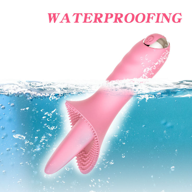 Tongue Licking Blowjob G Spot Clitoral Vibrator 30 Frequencies Clit Tickler Nipple Stimulator Vaginal Orgasm Sex Toys for Women