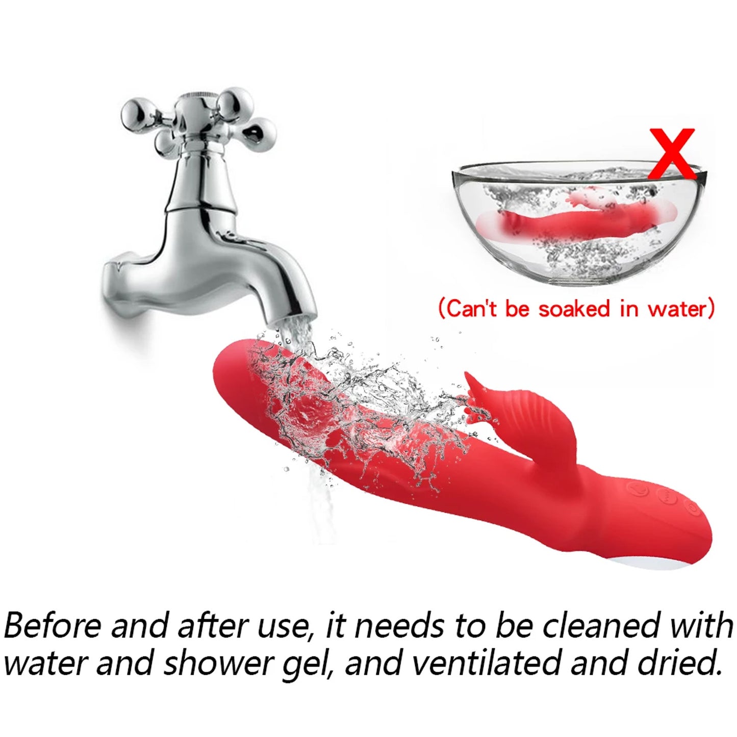 Vibrator Adult Sex Toy Female Vagina Clitoris Nipple G-Spot Stimulator 2 In 1 Dildo Goods for Women Masturbation Massager for 18