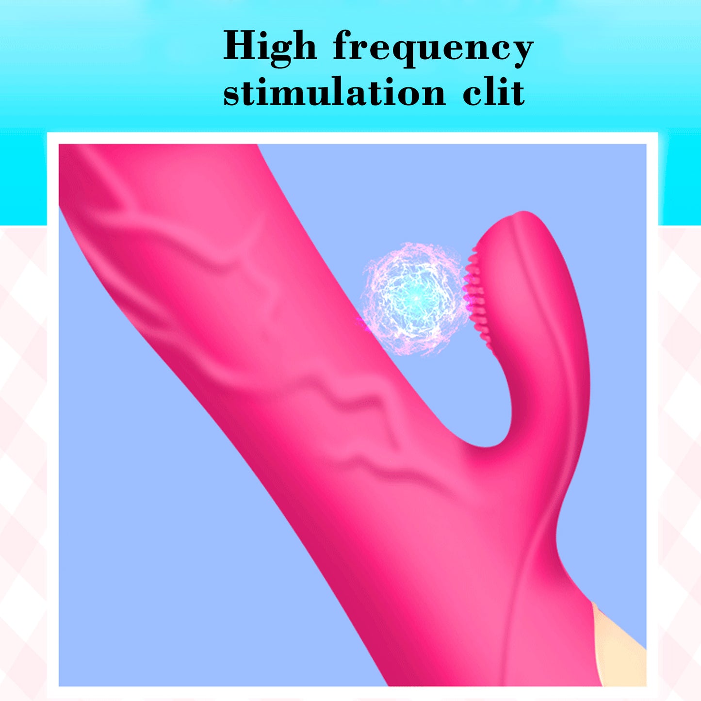 Thrusting Dildo Vibrator Clitoral Waterproof Rechargeable Vibrator Motor Stimulator Adult Sex Toys For Women