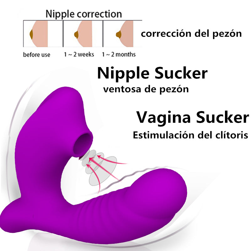 Vibrator Vagina Sucking Clitoris Massager Stimulation Female Masturbation Dildos Penis Adult Toys Sex Toys for Women G-Spot 18+
