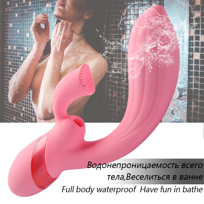 Vibrator Adult Sex Toy Female Vagina Clitoris Nipple G-Spot Stimulator 3 In 1 Dildo Goods for Women Masturbation Massager for 18