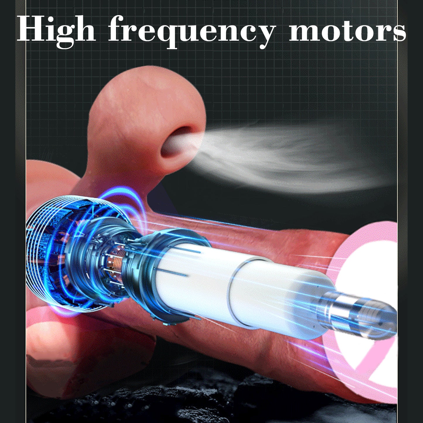 Thrust remote controlled heated and water proof realistic dildo vibrator sex toy for women