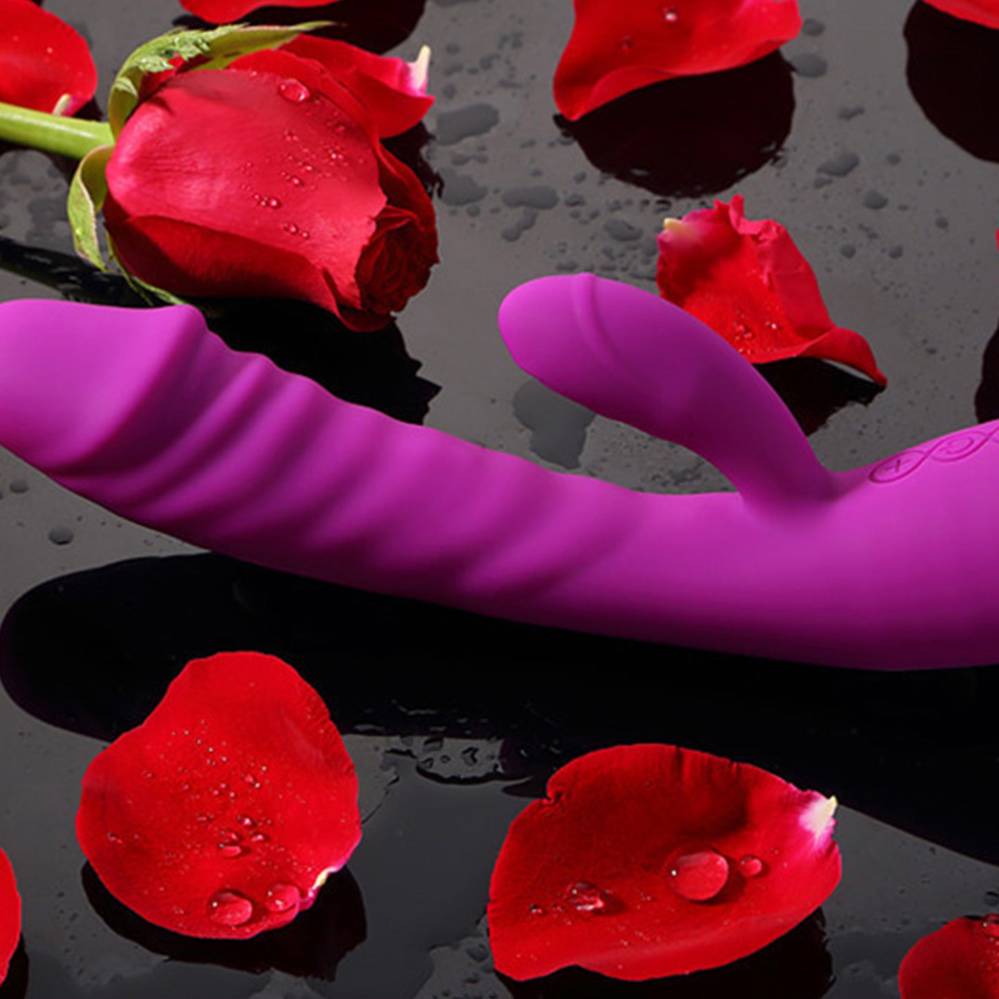 Telescopic vibrating masturbation stick G-spot stimulation pulse vibrator female dildo female adult toy 18 years and over