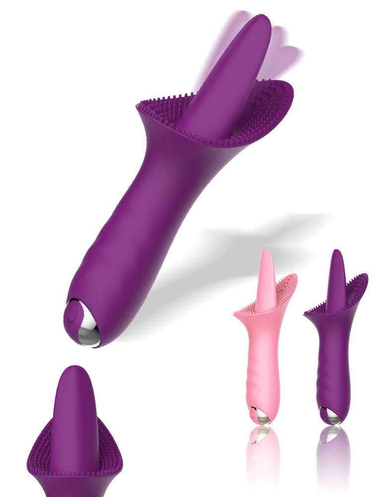 Tongue Licking Blowjob G Spot Clitoral Vibrator 30 Frequencies Clit Tickler Nipple Stimulator Vaginal Orgasm Sex Toys for Women