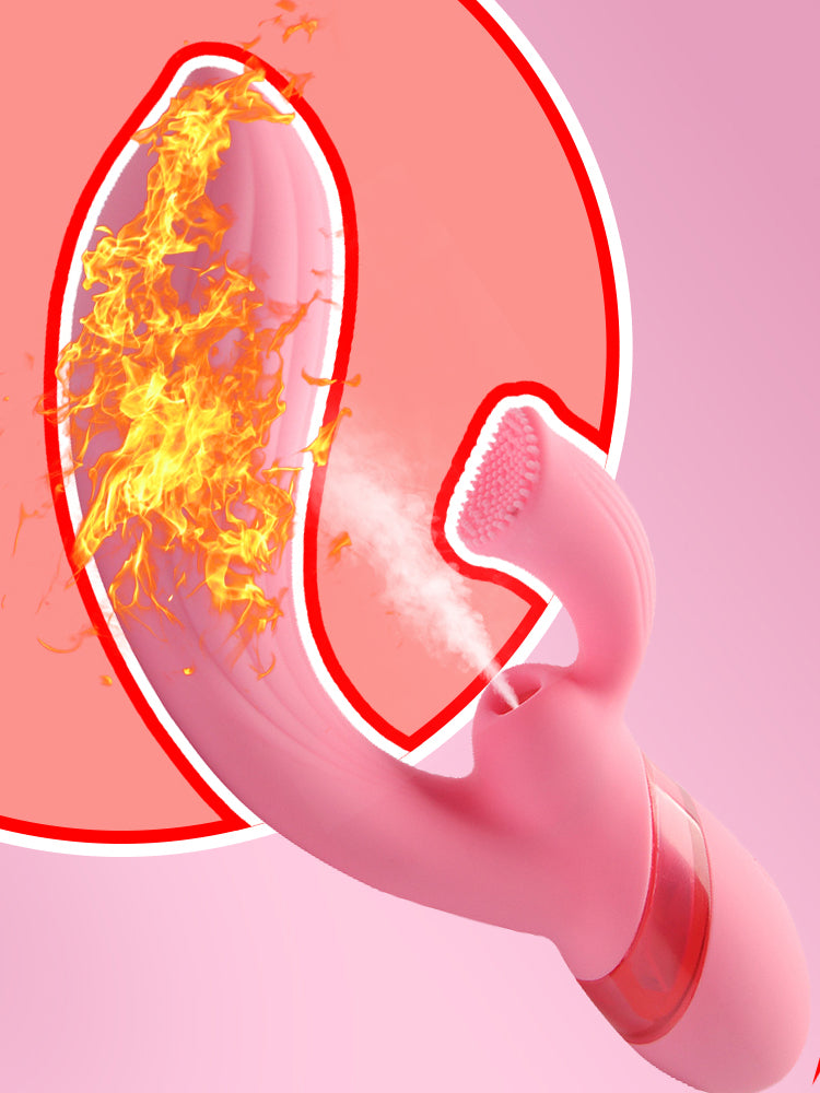 Vibrator Adult Sex Toy Female Vagina Clitoris Nipple G-Spot Stimulator 3 In 1 Dildo Goods for Women Masturbation Massager for 18
