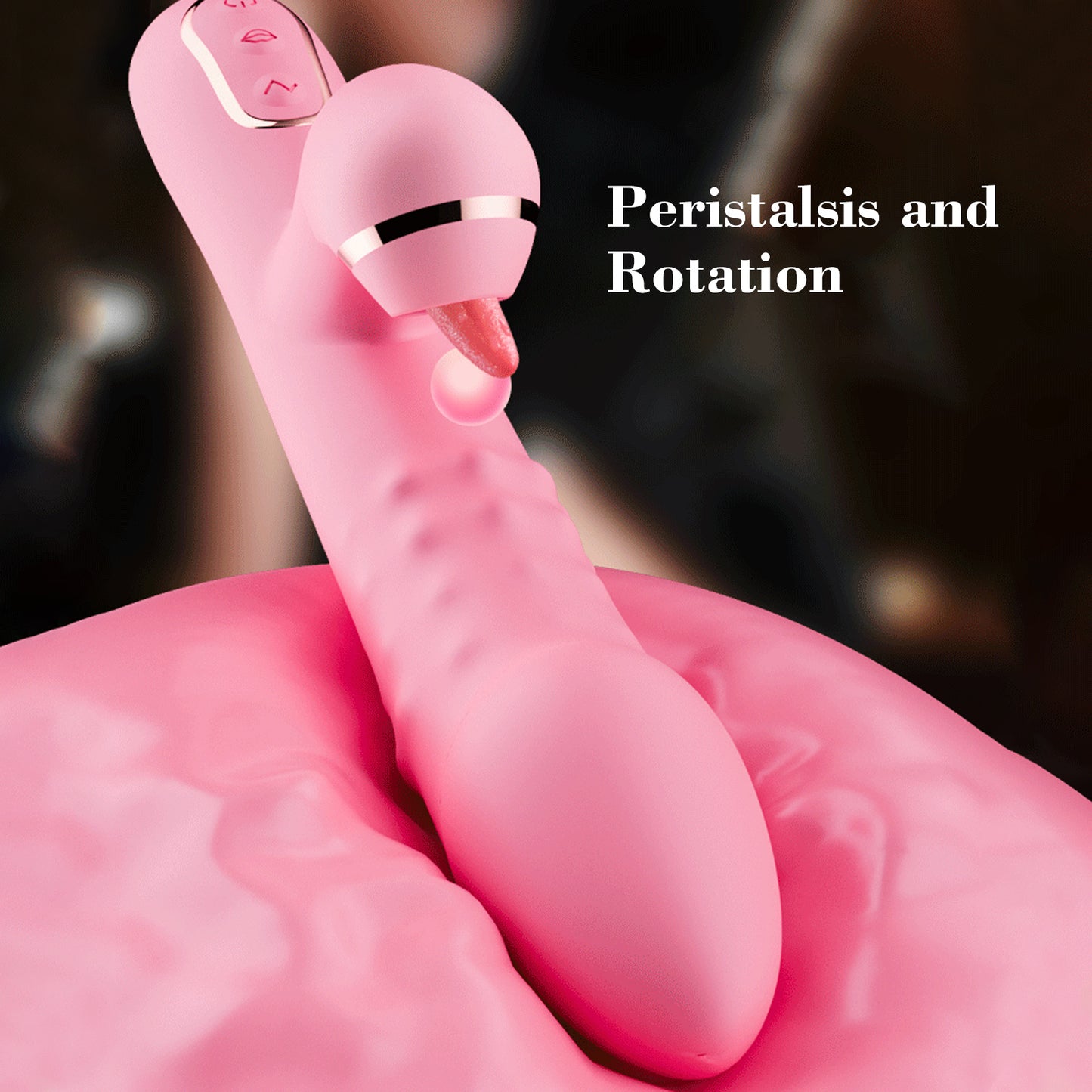 Stimulation,Waterproof Dildo with Many Powerful Vibrations Dual Motor Stimulator for Women