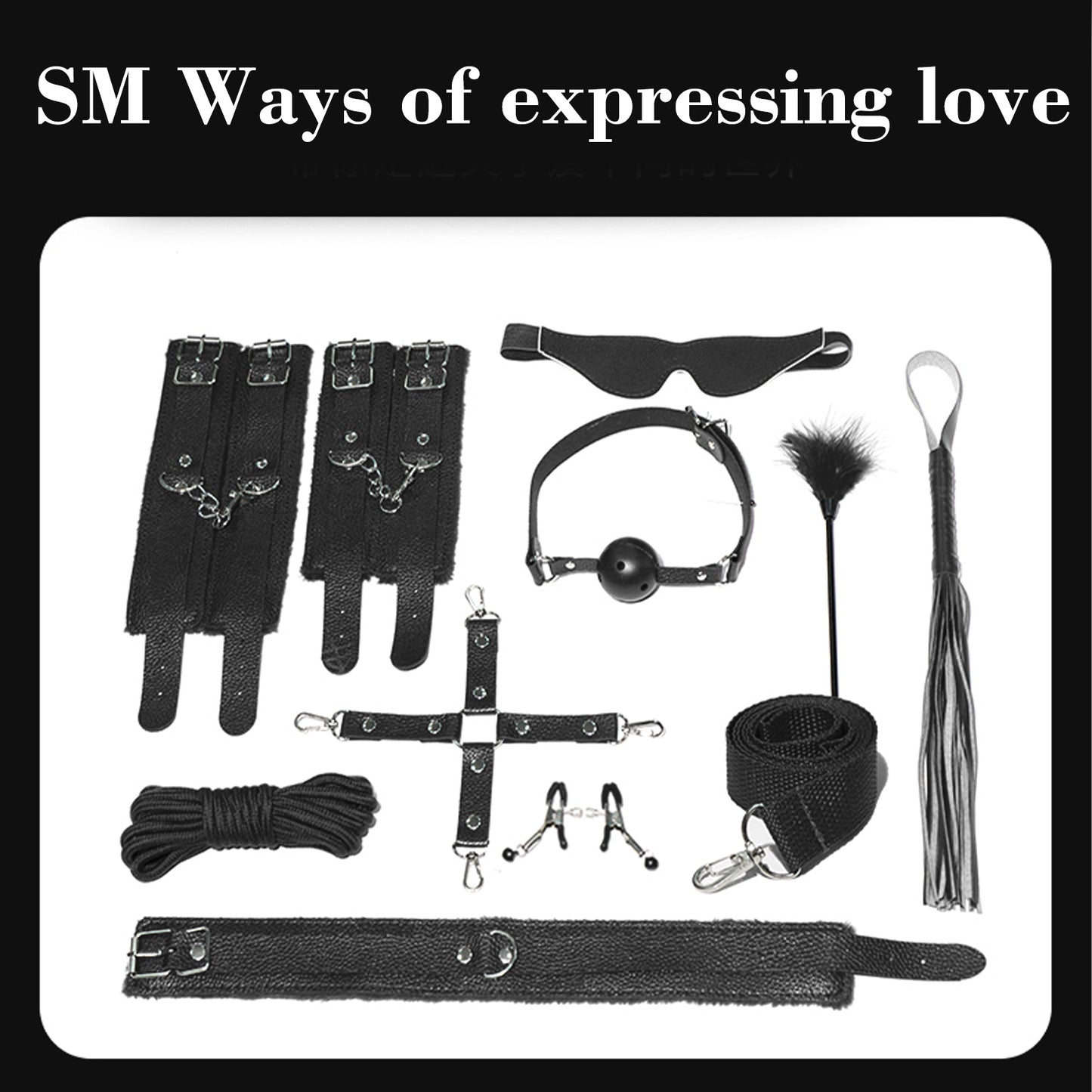 BDSM Restraints Sex Toys Bondage Kits Fetish Restraints Sex Toys Set for Beginners SM Adult Games 18+