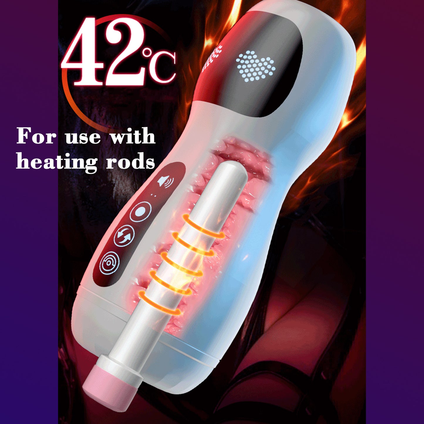 Waterproof Heated Electric Automatic Masturbators - Sucking Masturbator Sex Toys For Male