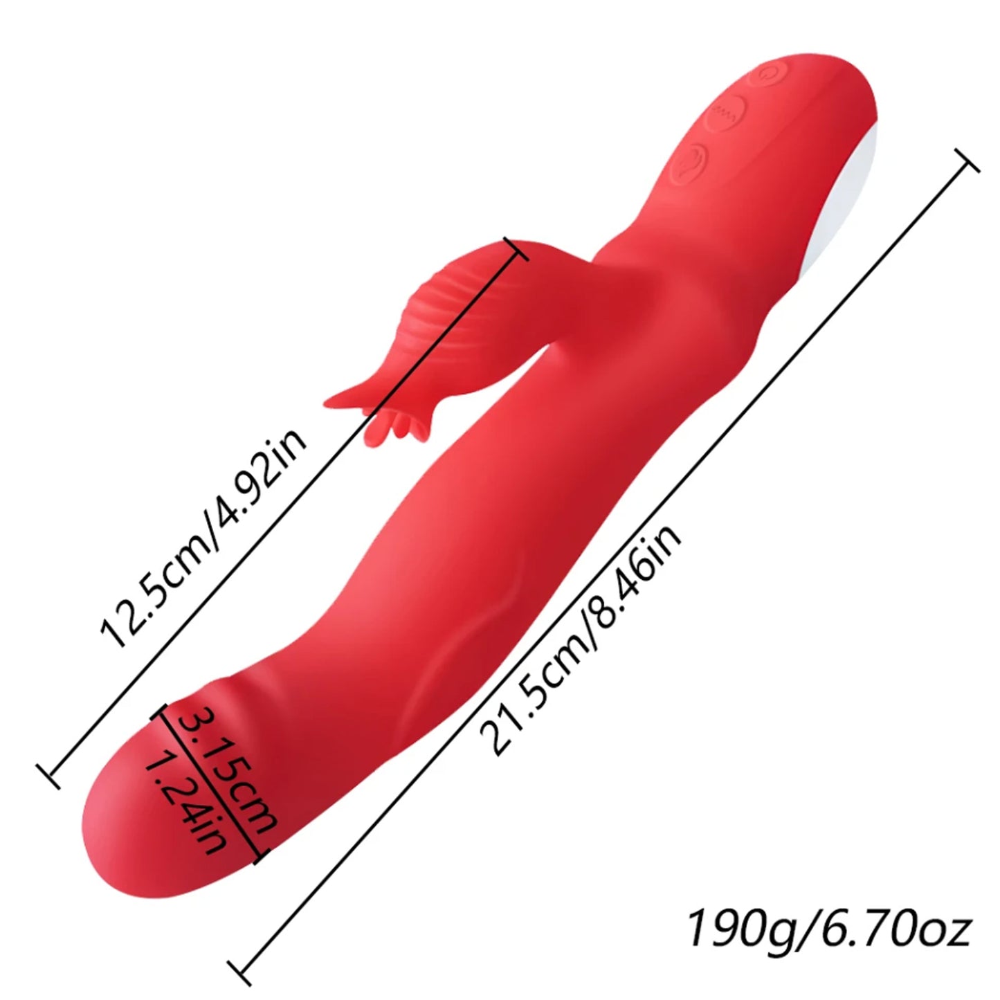 Vibrator Adult Sex Toy Female Vagina Clitoris Nipple G-Spot Stimulator 2 In 1 Dildo Goods for Women Masturbation Massager for 18