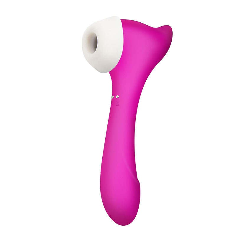 Vibromasseur Double tête pour Masturbation vaginale, succion féminine, stimulateur de Clitoris et de mamelon, masseur, léchage du point G, gode, jouets sexuels, 18 ans et plus