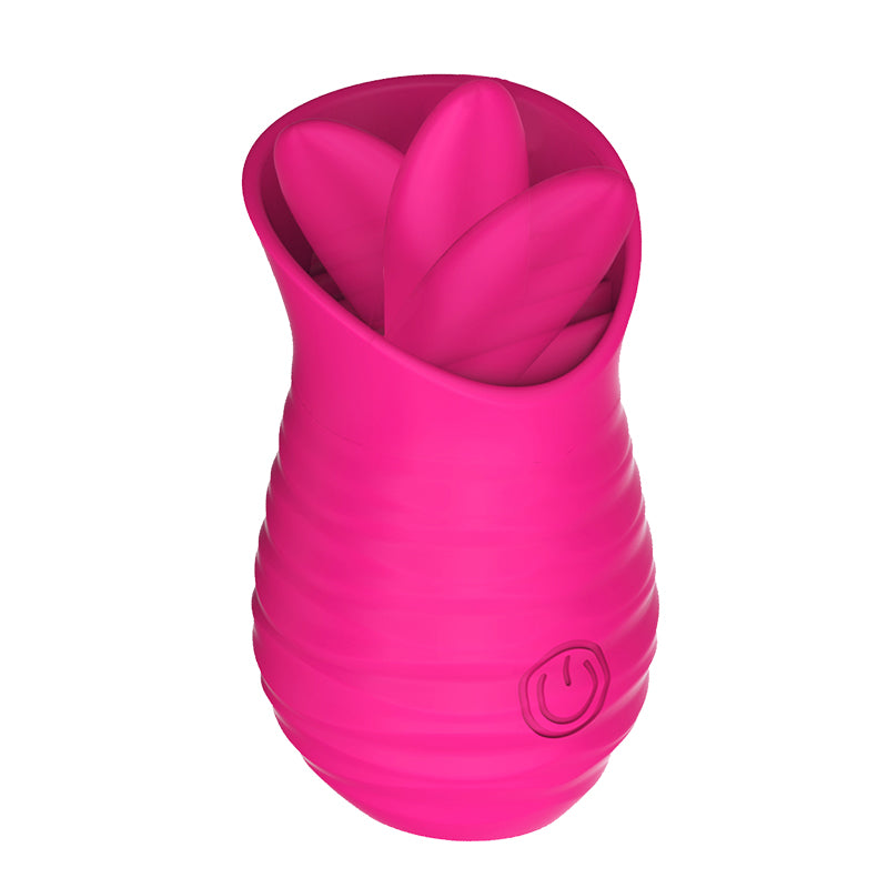 Rose Vibrator 2 In 1 Vagina Masturbation Nipple Sucker Tougue Licking Clitoris Stimulation G-Spot Massager Dildo Sex Toys 18+