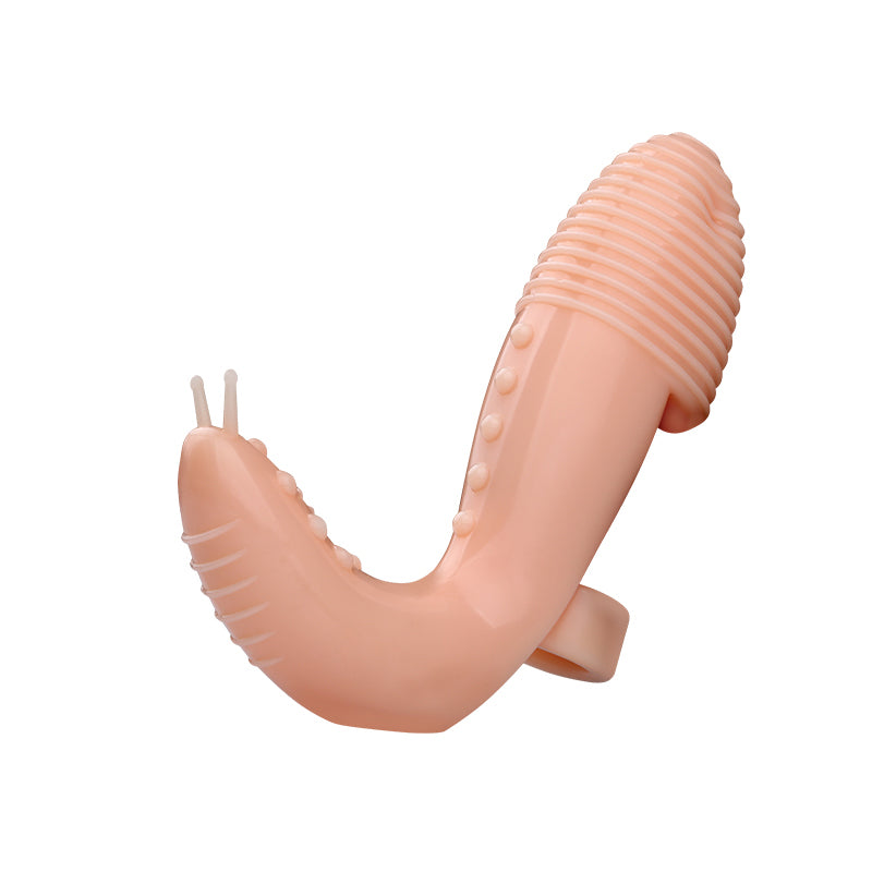 Vibrateur 2 en 1, point G, Stimulation clitoridienne, masseur, boucle de manchette, Masturbation féminine, jouets sexuels pour Couple femmes 18