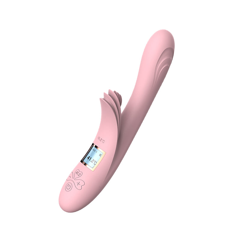 Vibrator 2 In 1 Female Clitoris Nipple Stimulator Massager G-Spot Masturbation Massager Touguelicking Sex Toys Goods for Women18