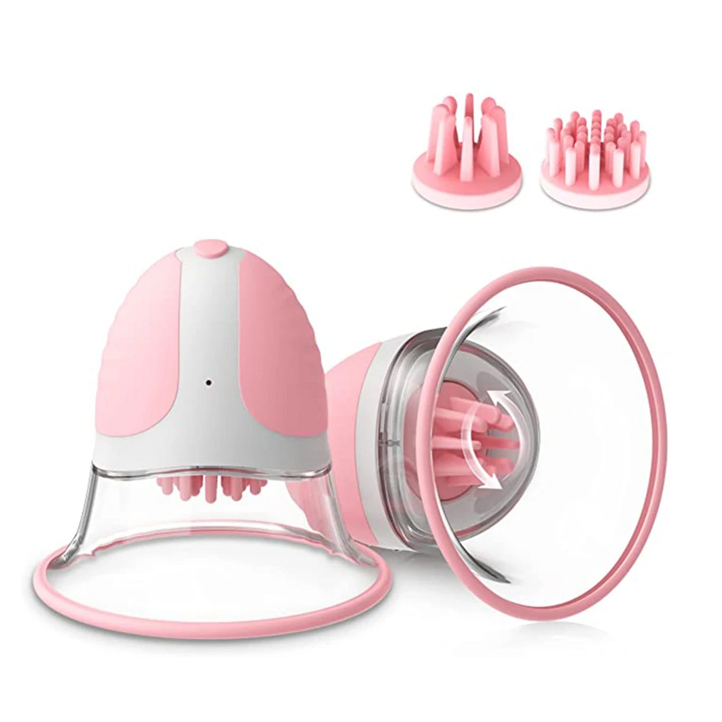 Jouets sexuels de mamelon pour femmes, masseur de stimulateur de succion manuel de jouet de mamelon avec 10 Modes de Rotation de vibrateur pour les femmes