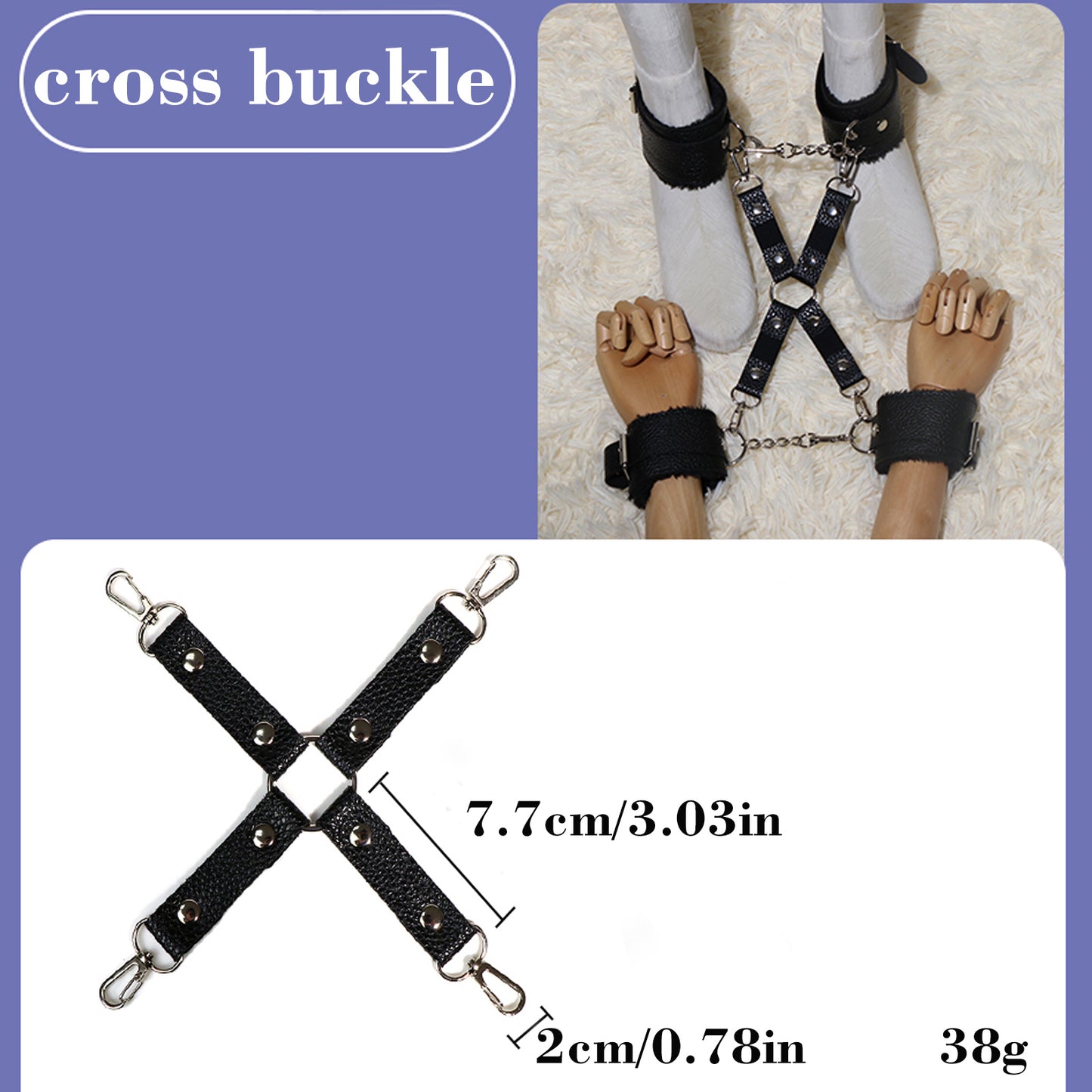 BDSM Restraints Sex Toys Bondage Kits Fetish Restraints Sex Toys Set for Beginners SM Adult Games 18+