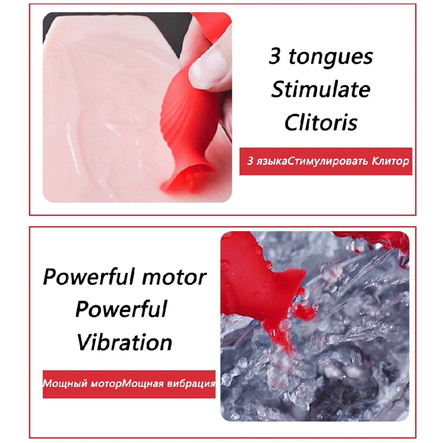 Vibrator Adult Sex Toy Female Vagina Clitoris Nipple G-Spot Stimulator 2 In 1 Dildo Goods for Women Masturbation Massager for 18