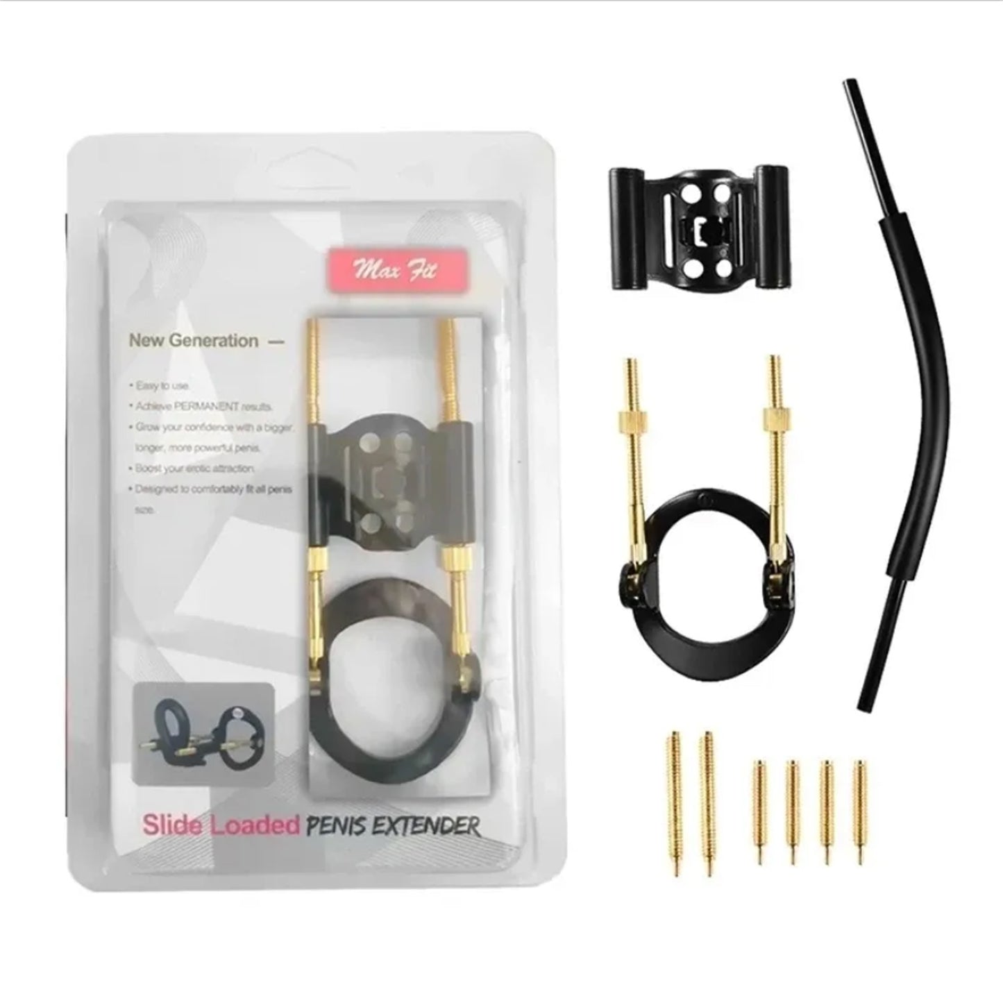 Male penis enlargement device Extension Enlarge Device Penis Enlargement Kit Length & Angle Adjustable Penis Training Device