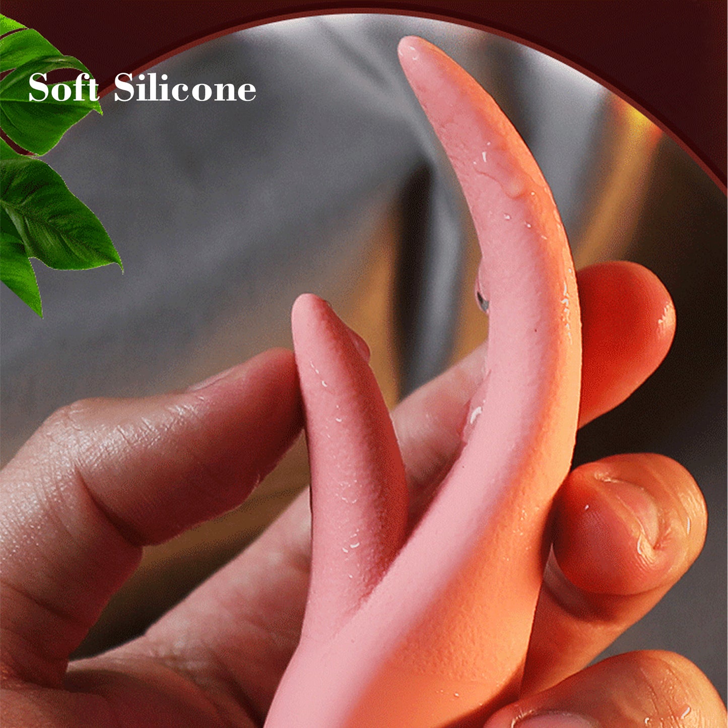 Simulated Tongue Vibrating Pleasure Sex Toy Heating Multi-function