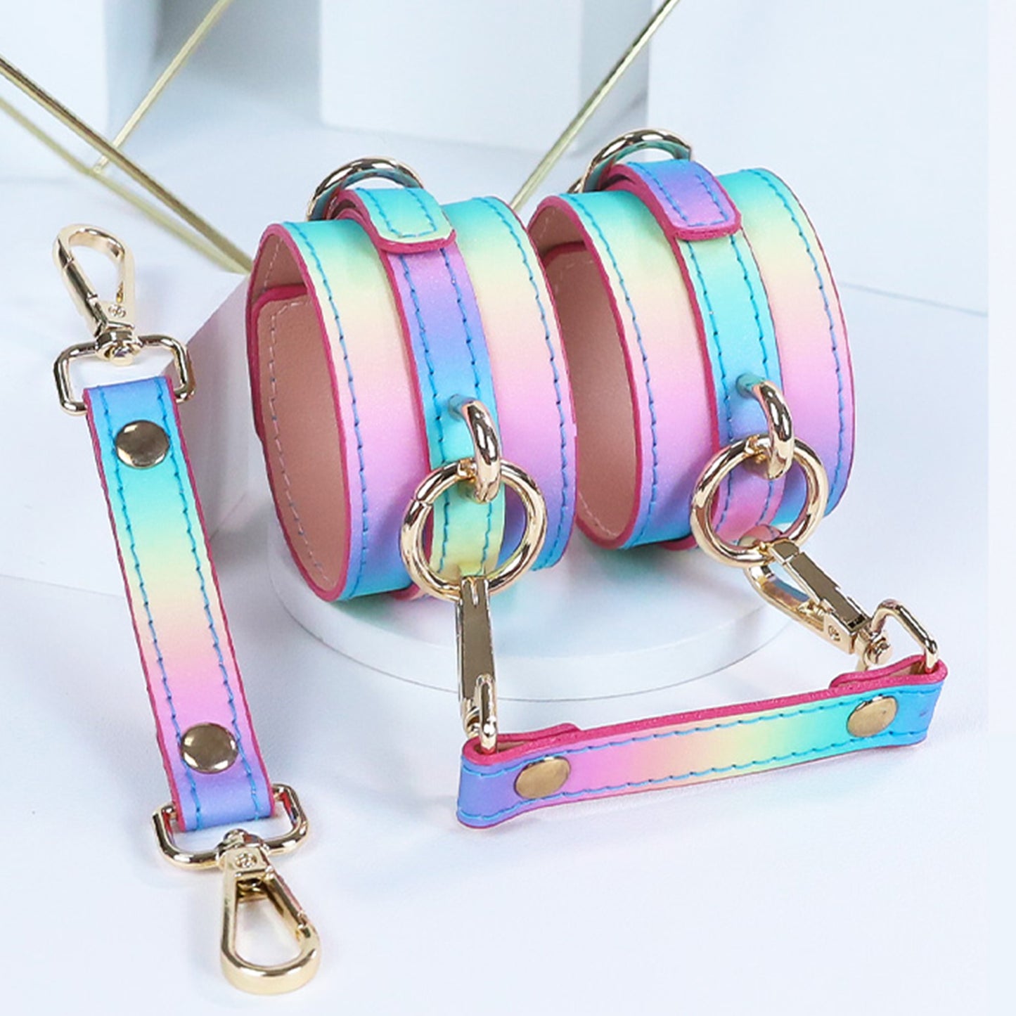 Adult Toys SM Sex Toys Bdsm Bondage Eight Piece Set Handcuffs Collar Gag Whip Anal Plug Sex Toy 18+ Couple Sex Toy