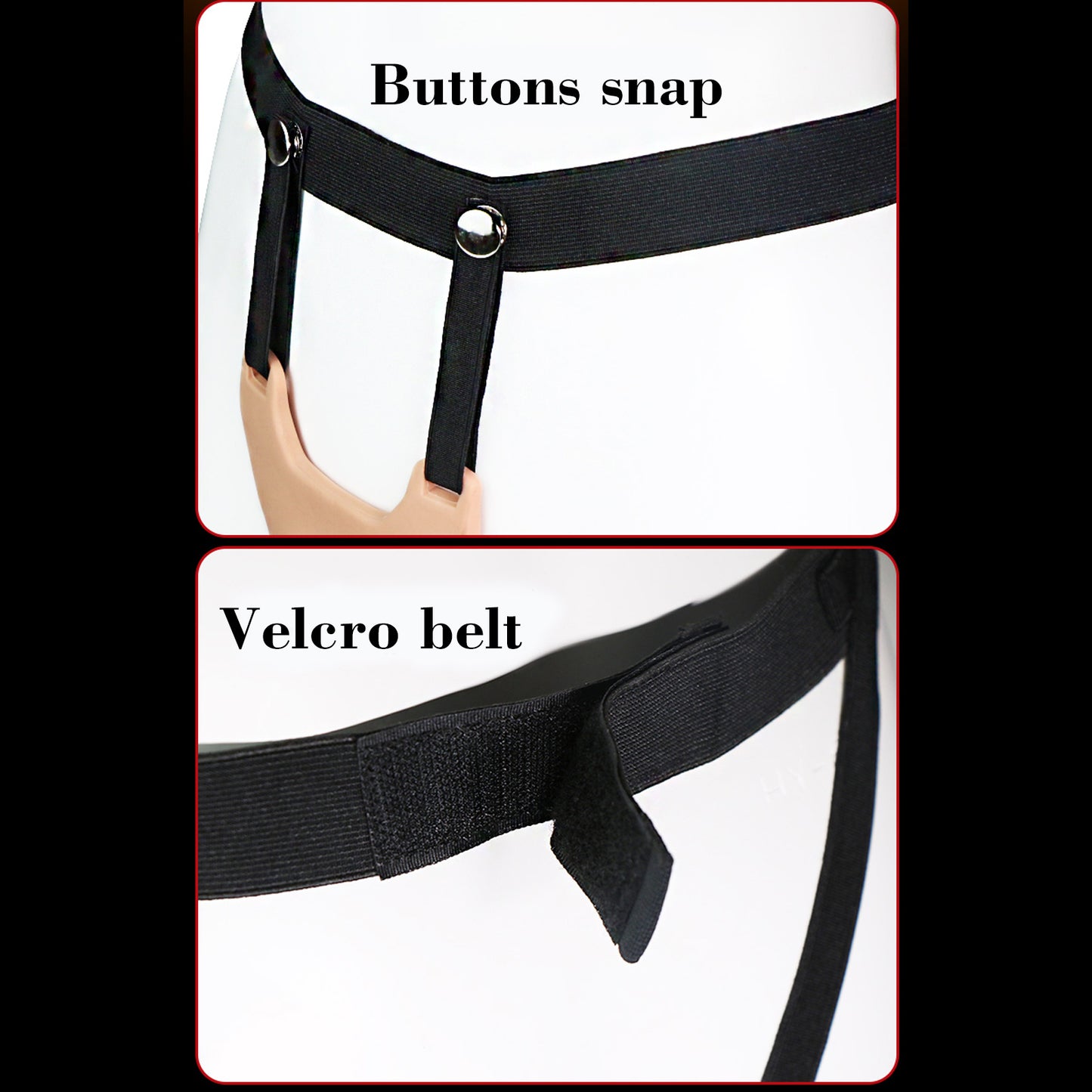 Wearable Realistic Conjoined Double Dildo Two Penis Female Masturbator Harness Belt Sex Toys For Woman Gay Couple